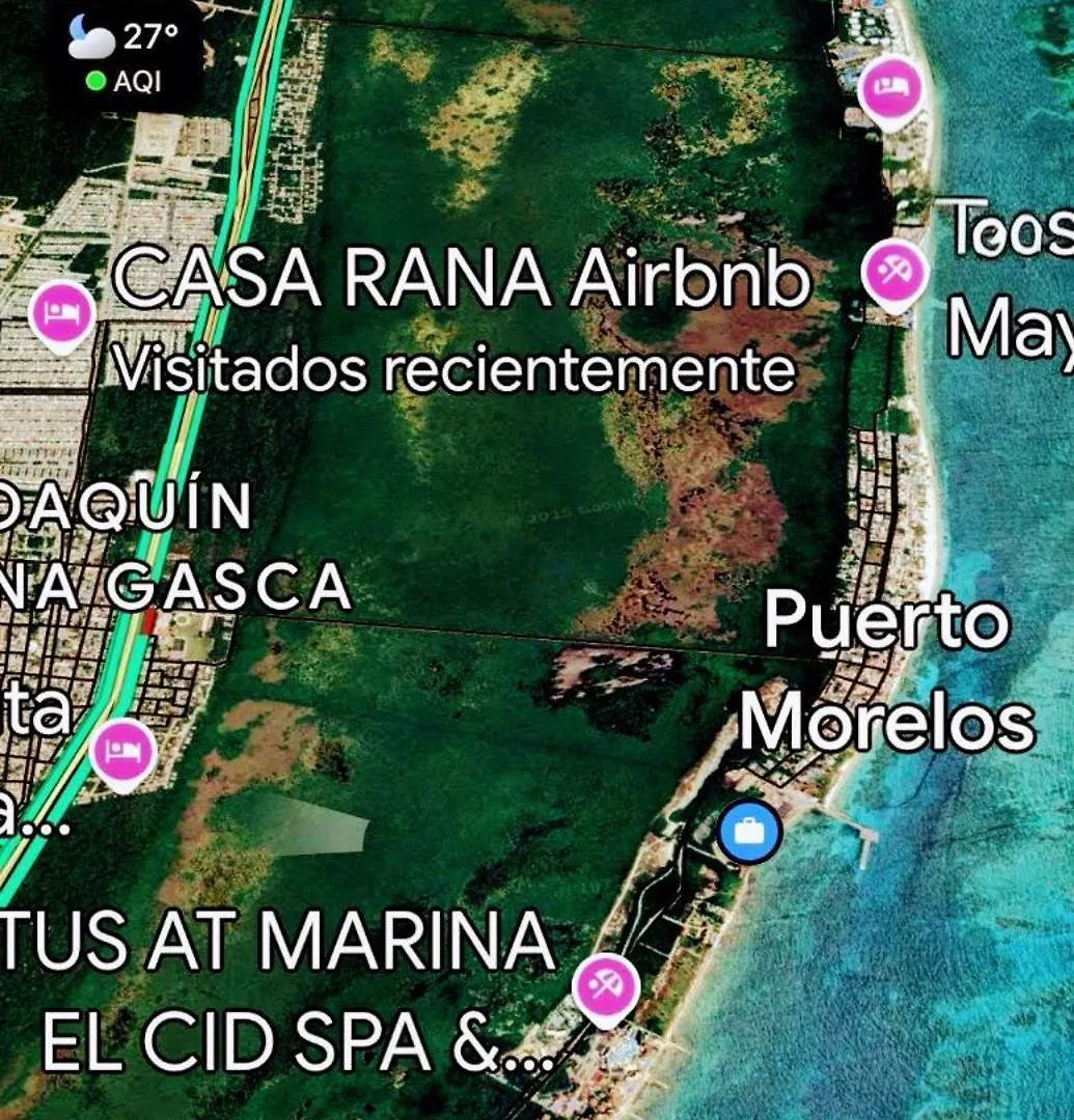 Holiday home Casa Rana The Entire House Villa Puerto Morelos Mexico